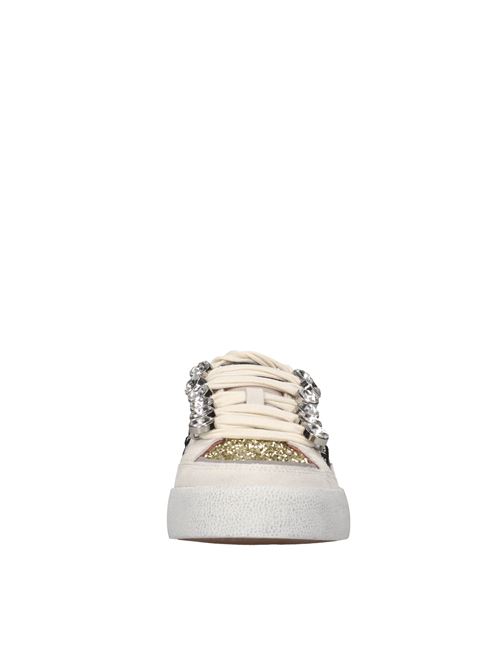 Sneakers in pelle,cavallino,glitter e strass EMANUELLE VEE | 451P-300-10-P011CBMCN